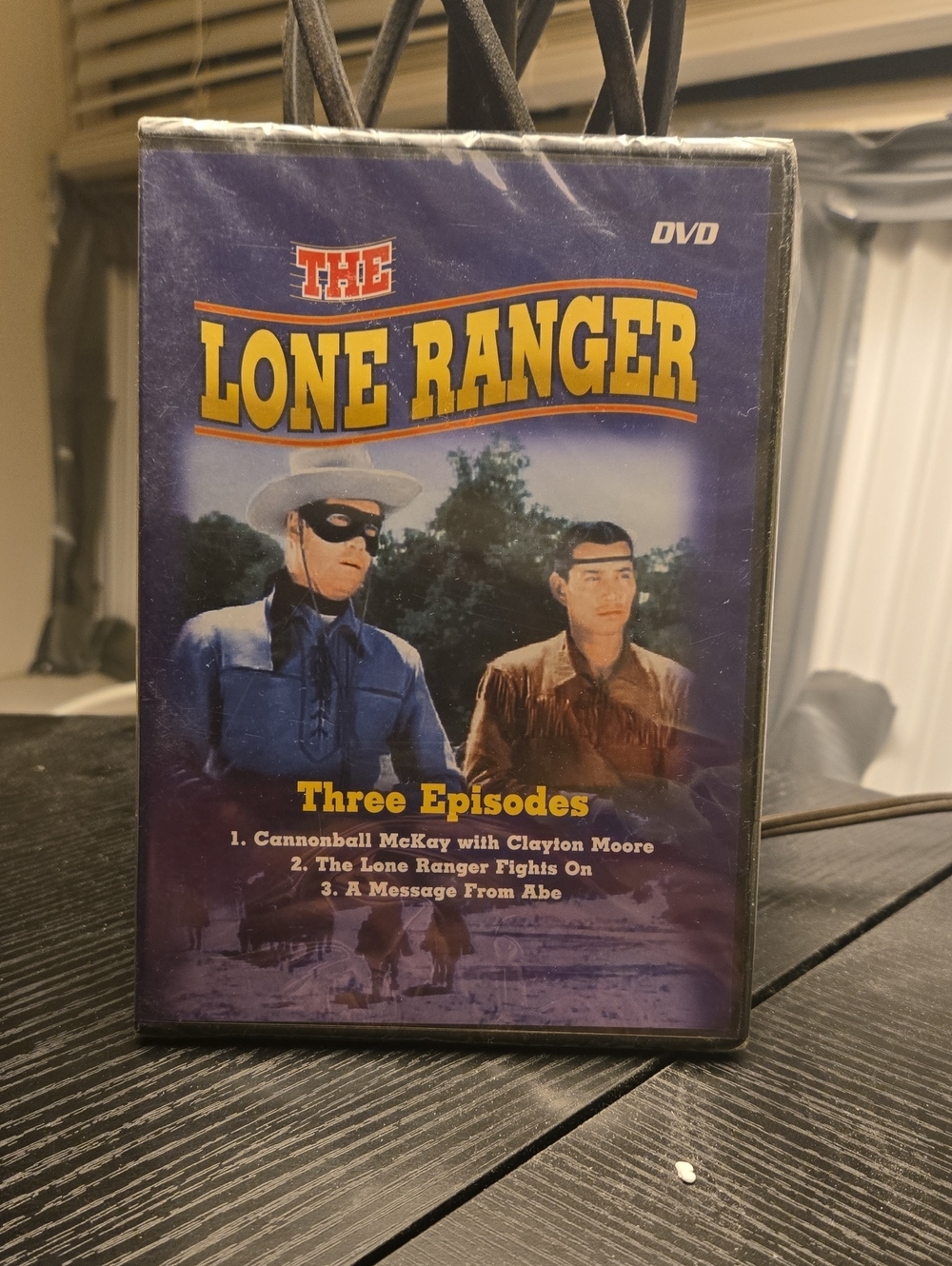 The Lone Ranger DVD - Blue Cover - Three Episodes